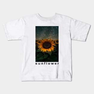 Sunflower lover mask Kids T-Shirt